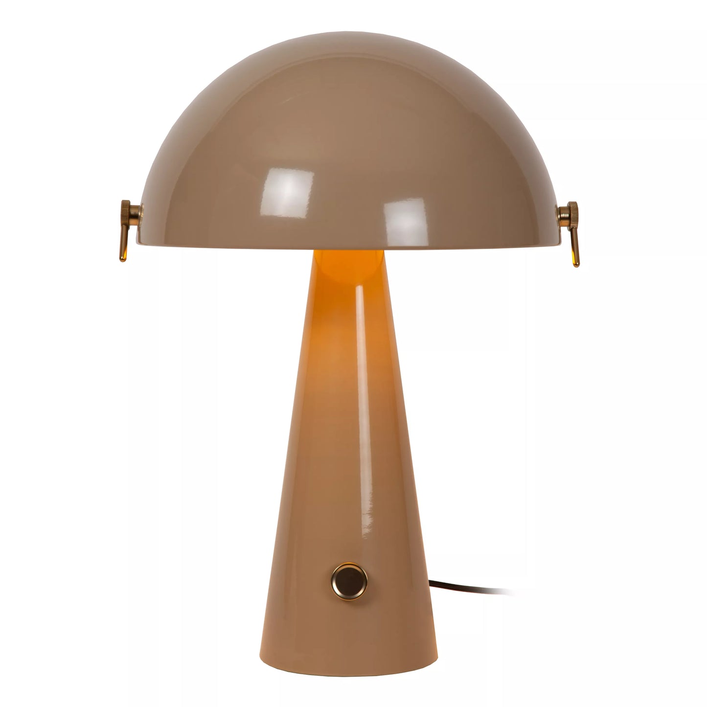 Lucide BARONE - Table lamp - Ø 38 cm - 1xE27 - Taupe | Vibes