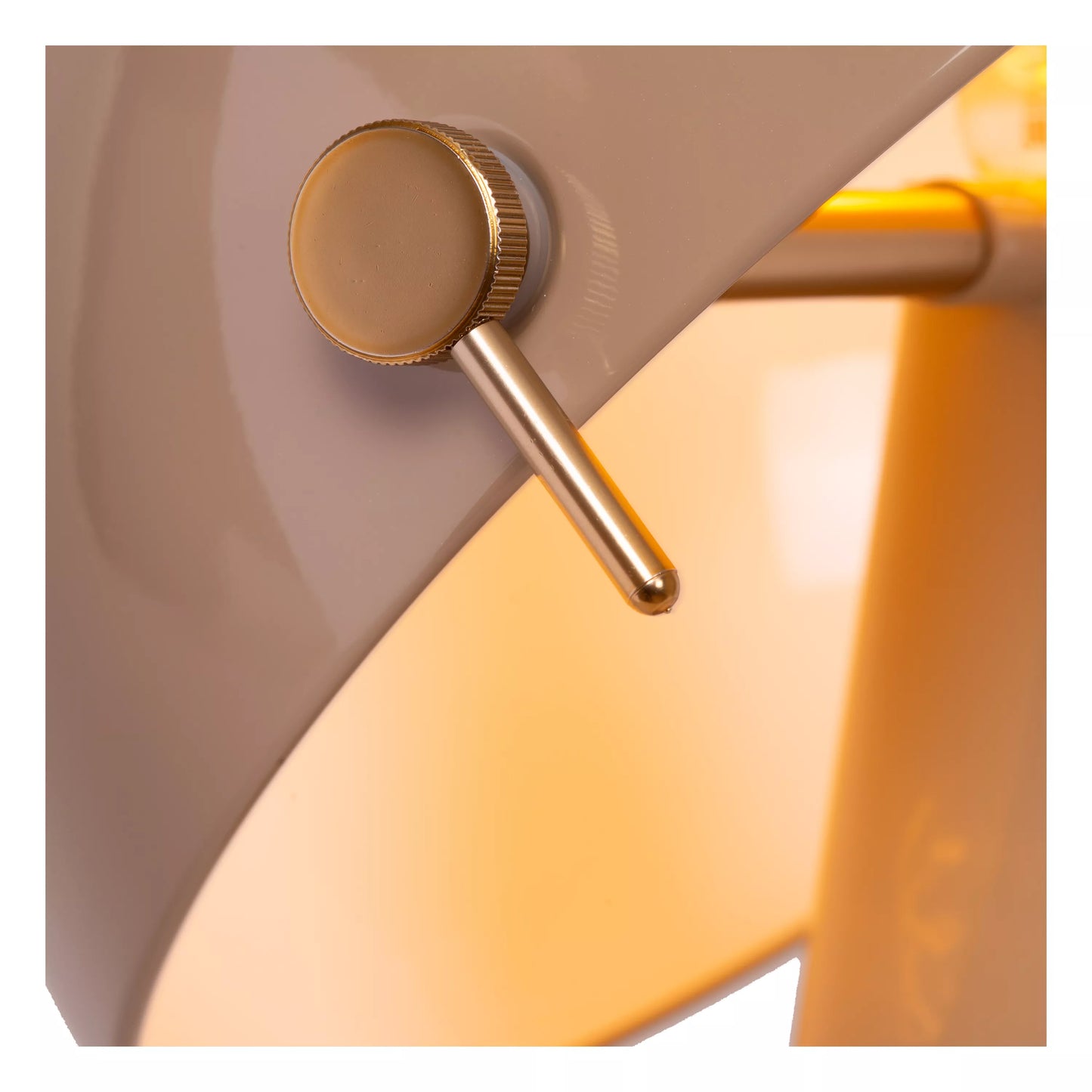 Lucide BARONE - Table lamp - Ø 38 cm - 1xE27 - Taupe | Vibes