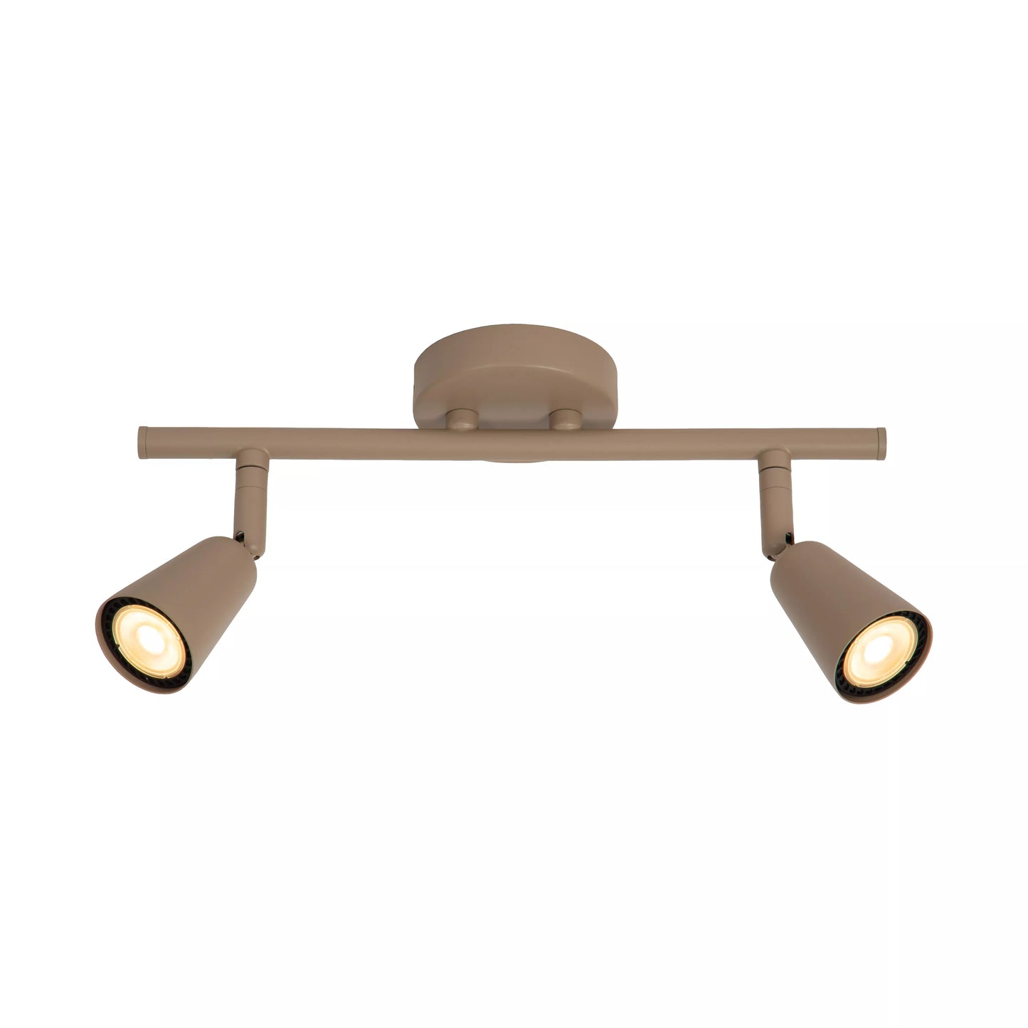 Lucide TIANA - Wall spotlight / Wall light - 2xGU10 - Taupe | Essential