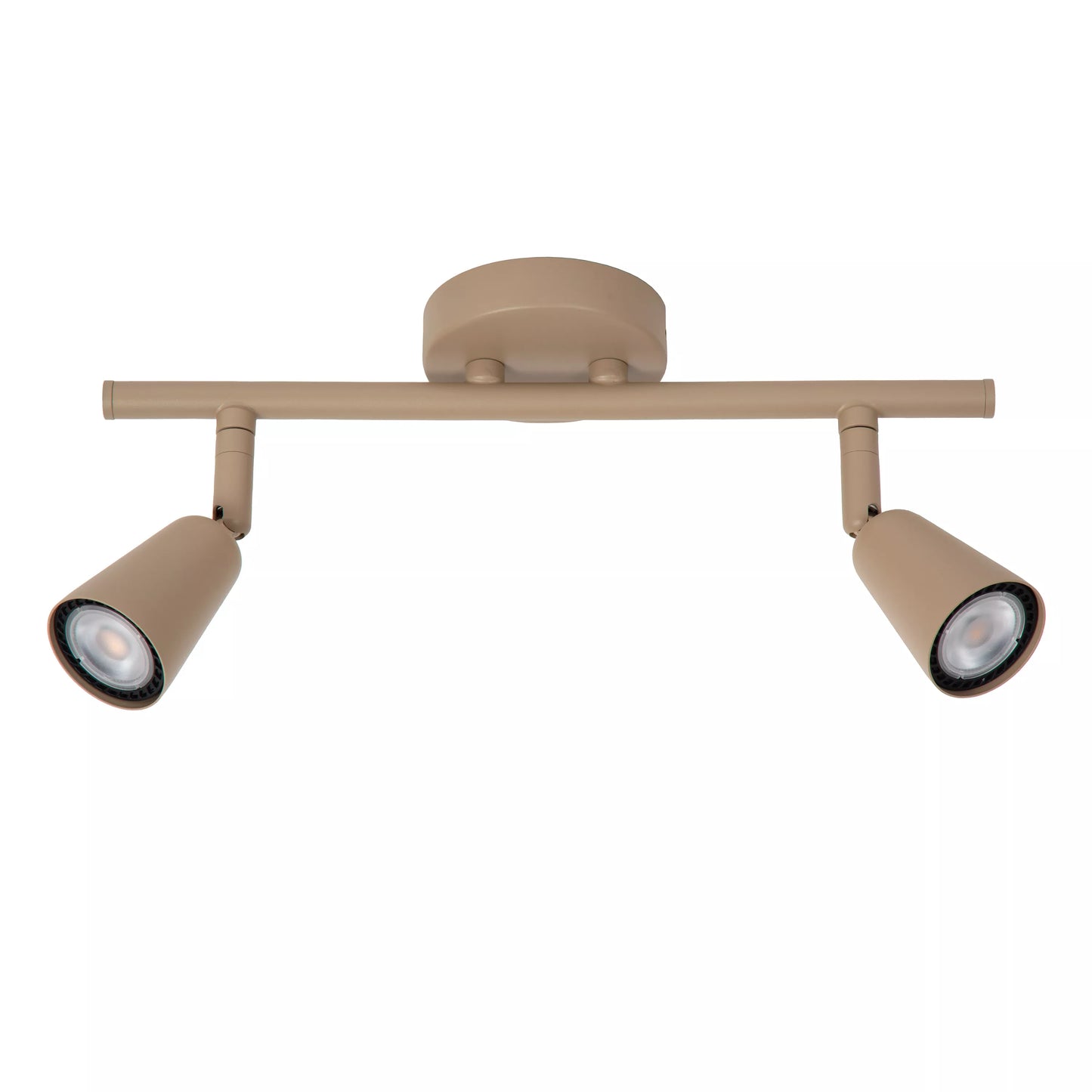 Lucide TIANA - Wall spotlight / Wall light - 2xGU10 - Taupe | Essential