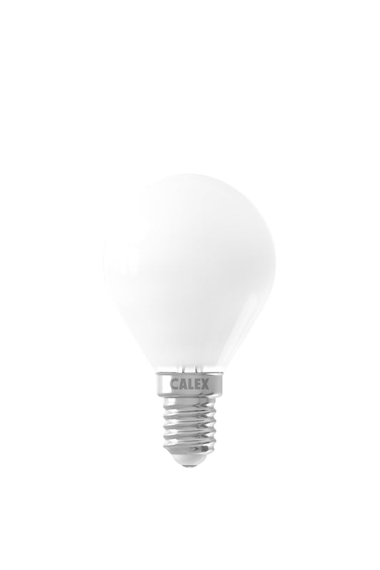 Calex Softline LED Lamp - E14 - P45 - White - 4.5W - Dimmable