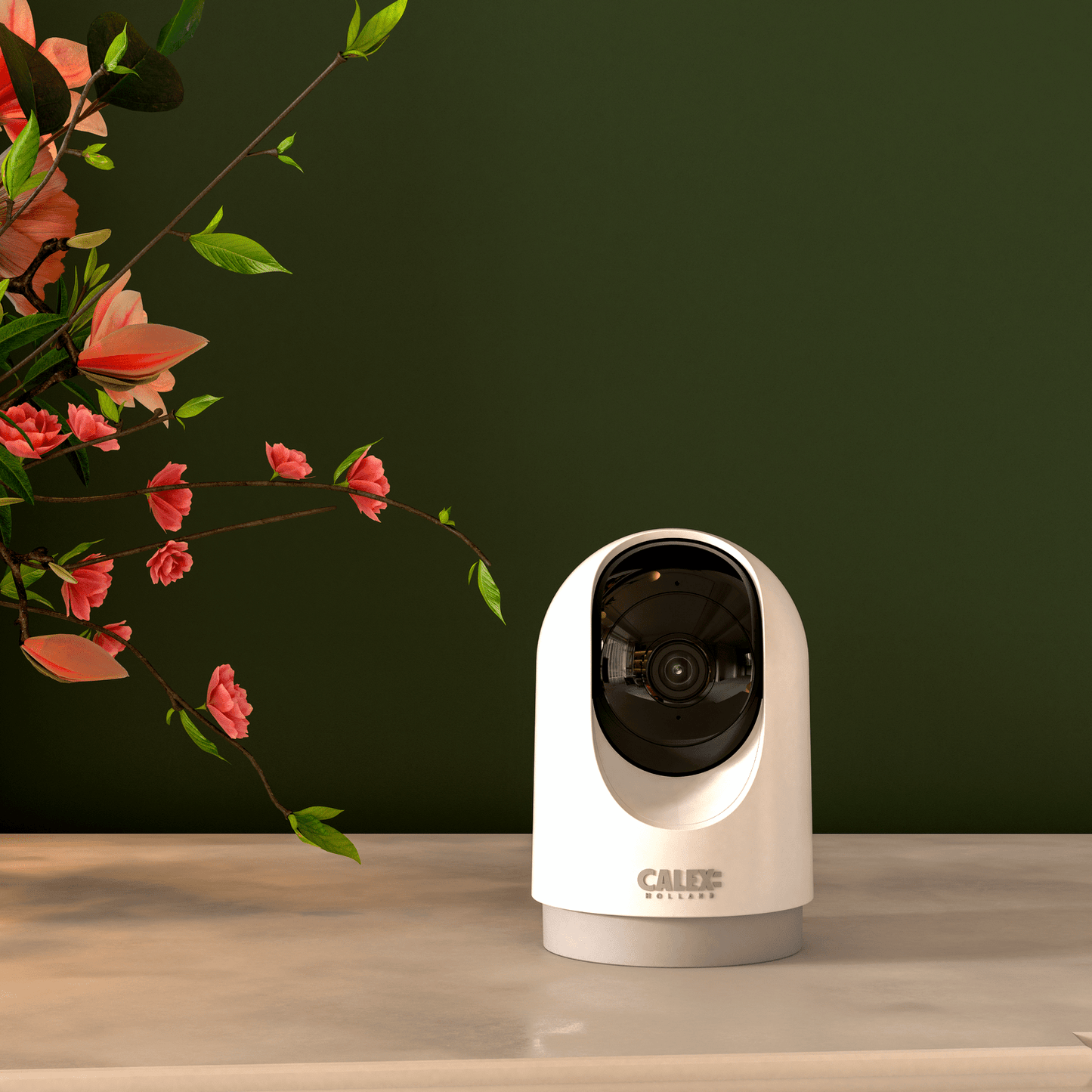 Calex Pan & Tilt Camera - Security Camera - For Indoors - 2K