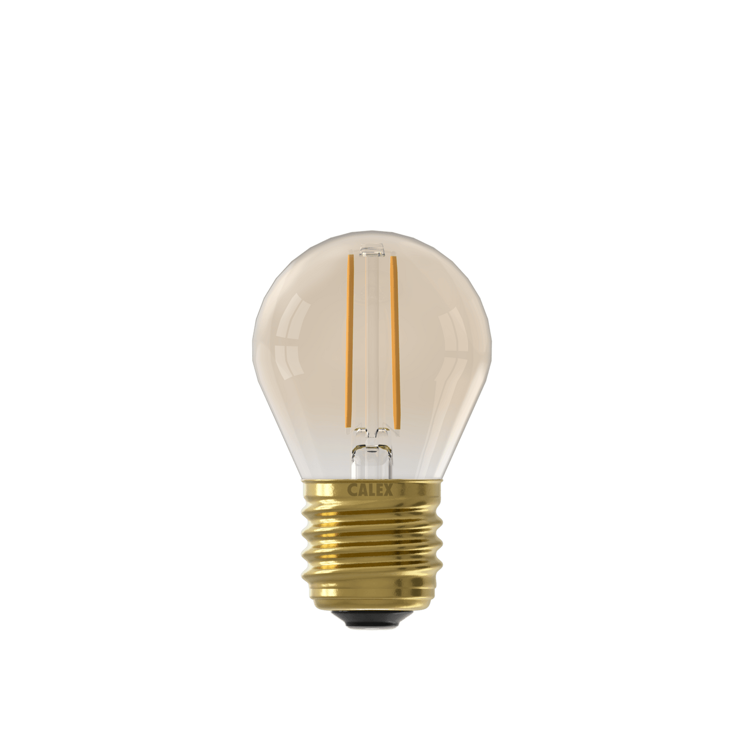 Calex Warm Filament LED Lamp - E27 - P45 - Gold - 3.5W - Dimmable