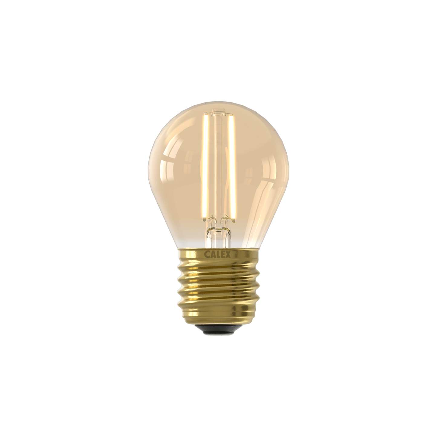 Calex Warm Filament LED Lamp - E27 - P45 - Gold - 3.5W - Dimmable
