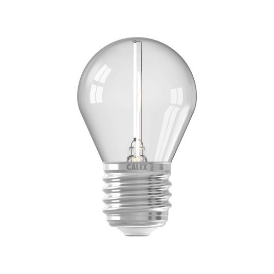 Calex Party Bulb - E27 - P45 - Clear - 1W