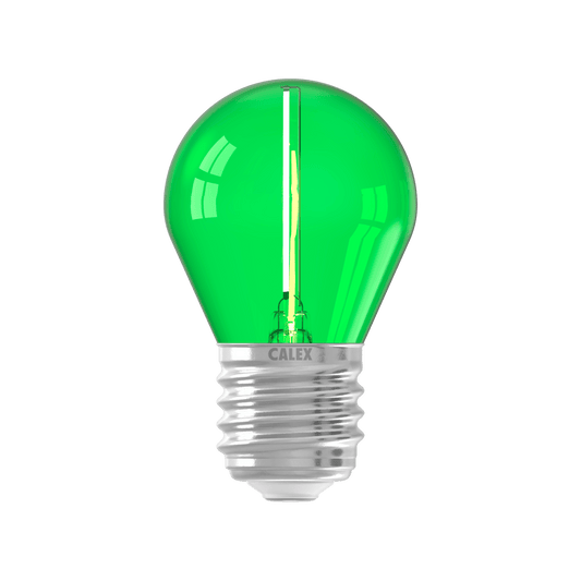 Calex Party Bulb - E27 - G45 - Green - 1W