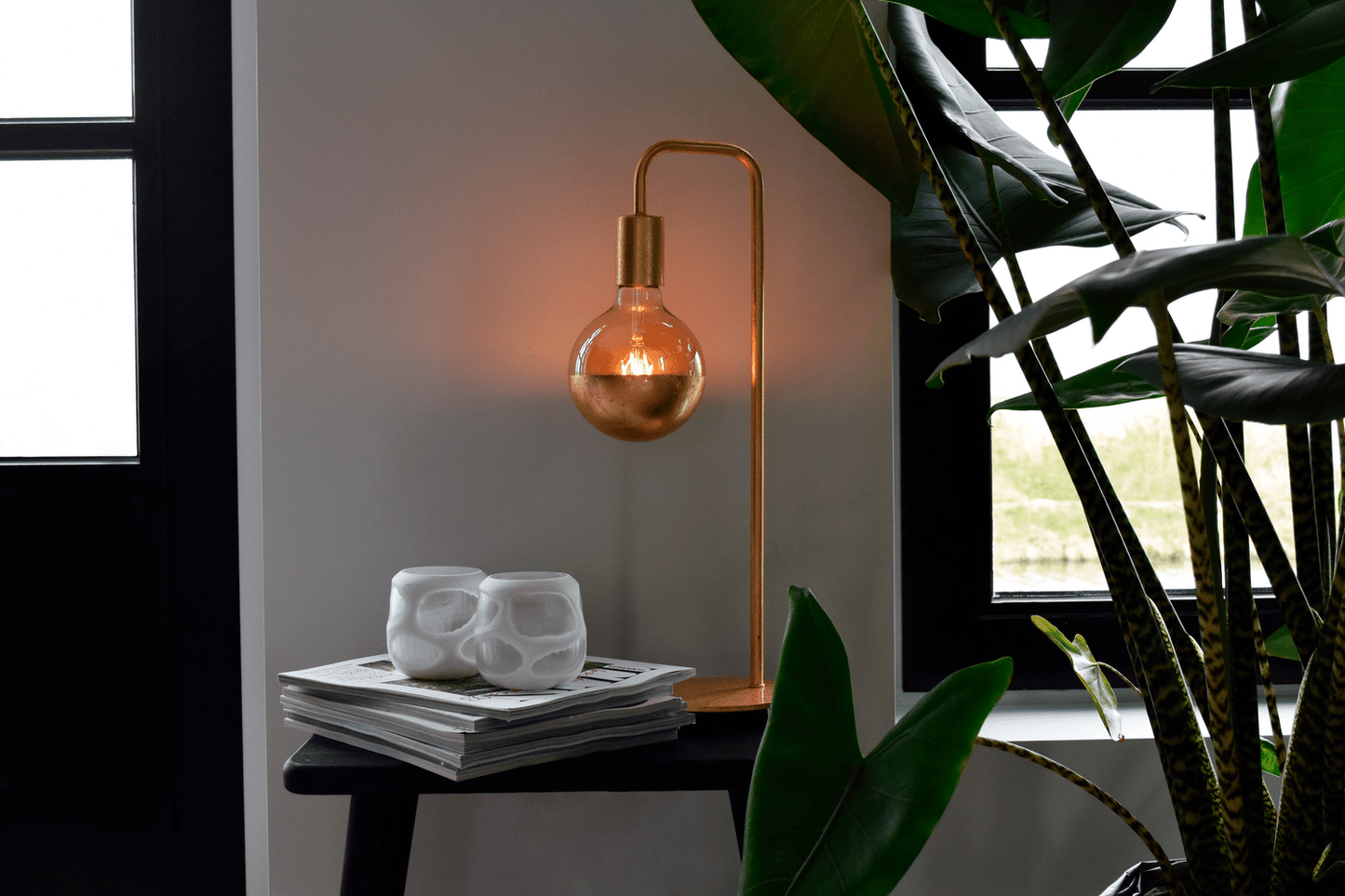 Calex U-line Table Lamp - E27 - Gold