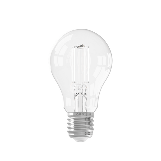 Calex Filament LED Lamp - E27 - A60 - Clear - 7.5W - Dimmable