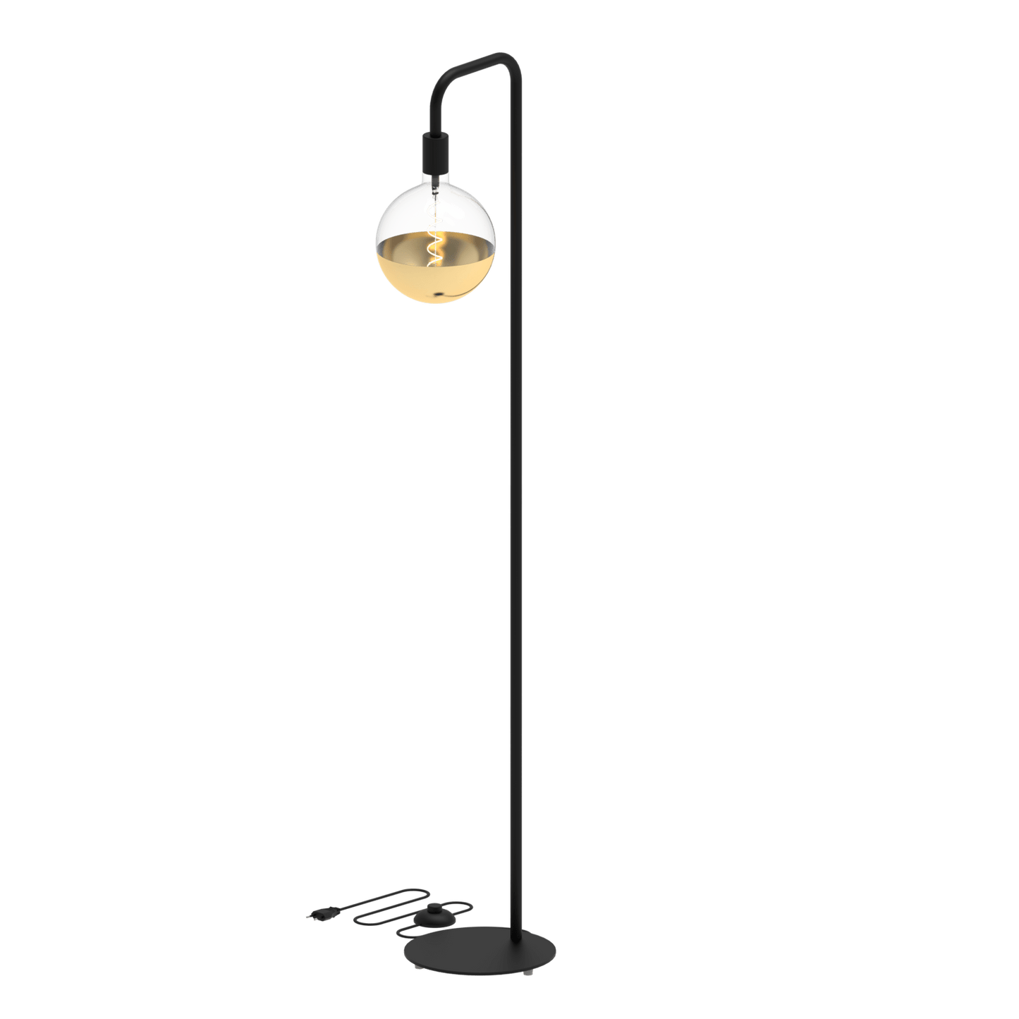 Calex U-Line Floor Lamp - E27 - Black