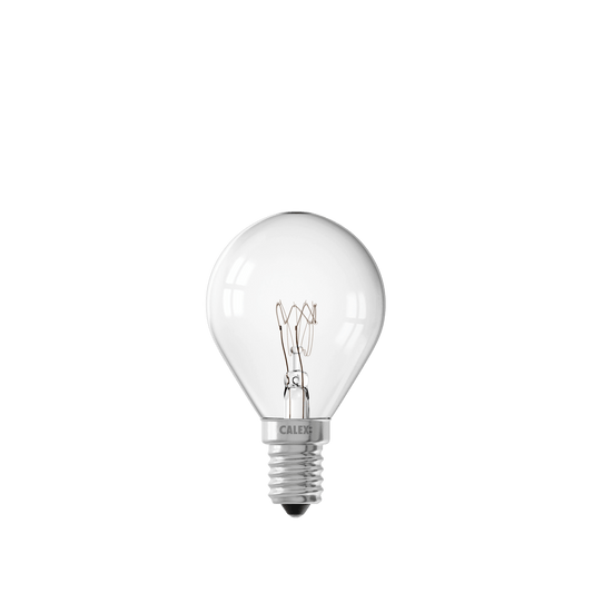 Calex Incandescent Bulb - E14 - P45 - Clear - 10W