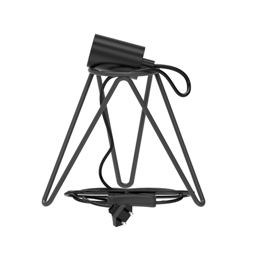 Calex Table Fixture Tripod - E27 - Black