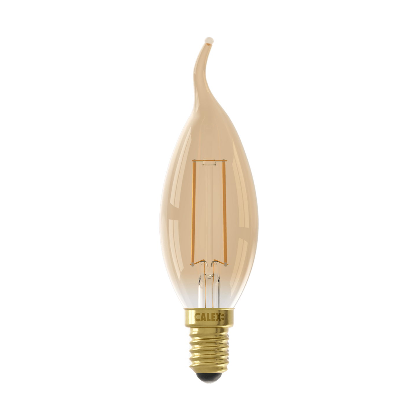 Calex Warm Filament LED Lamp - E14 - BXS35 - Gold - 3.5W - Dimmable