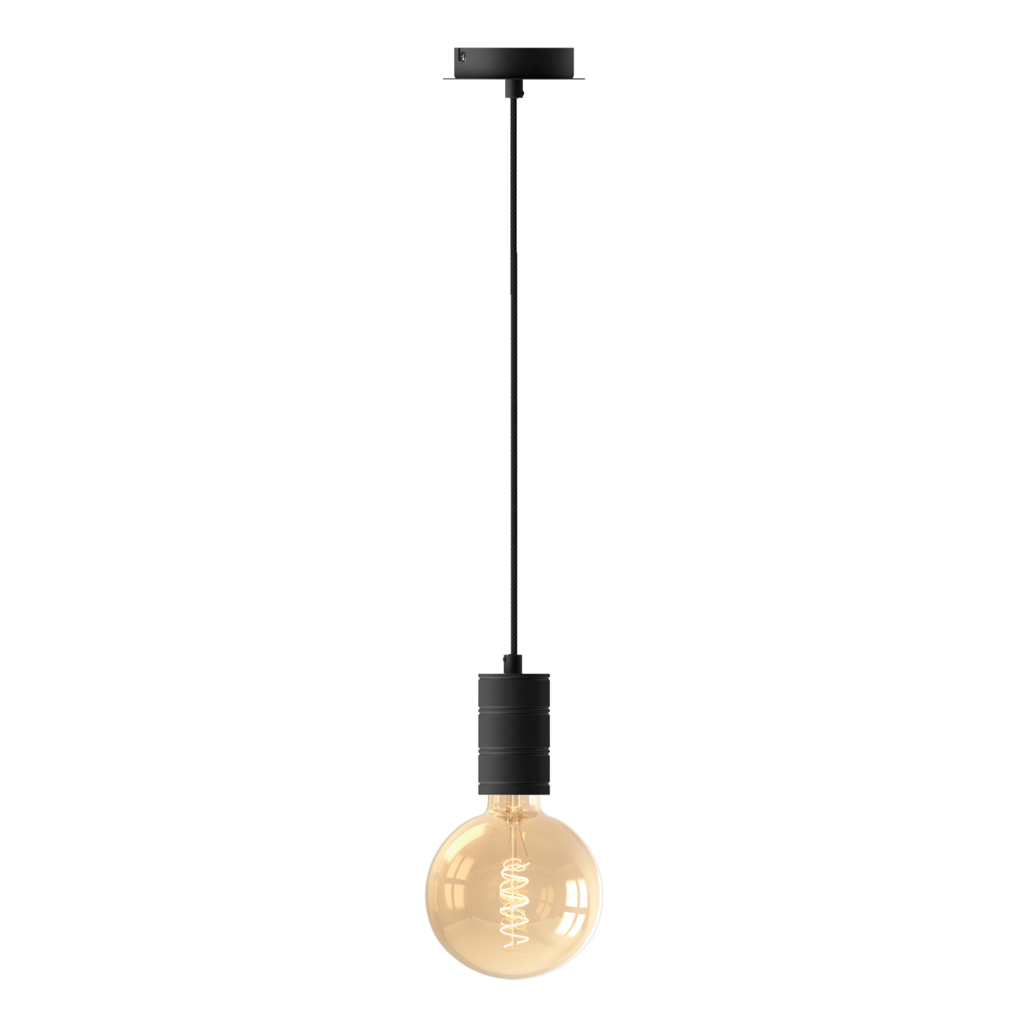 Calex Pendant Lamp - E27 - Black - Excluded Light Source