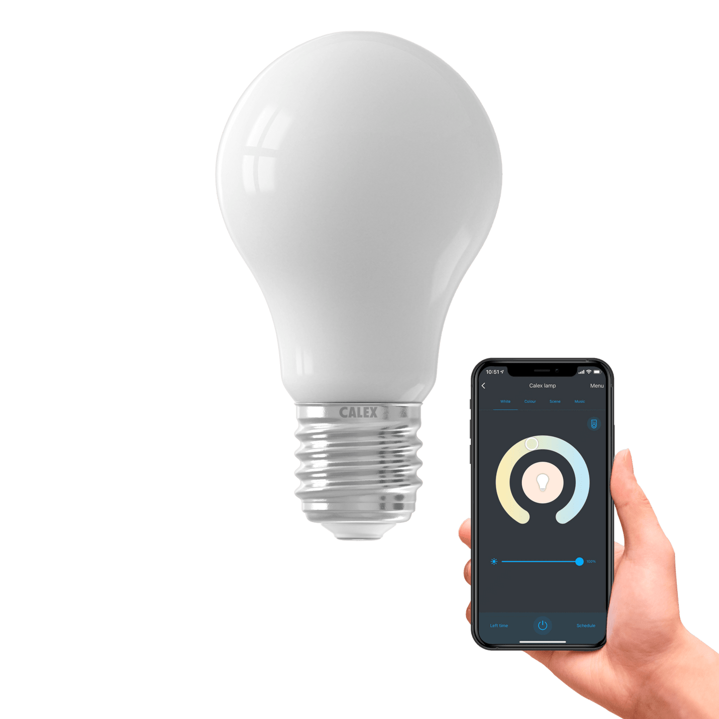 Calex Smart LED Bulb - Filament - A60 - Softline - E27 - 7.5W