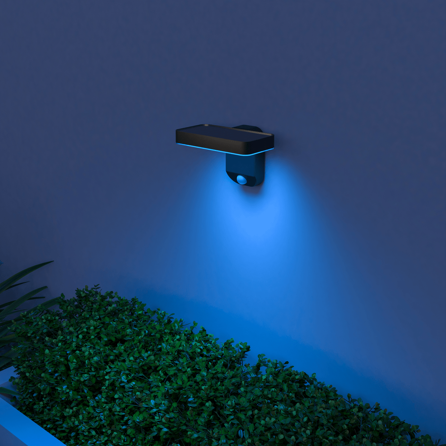 Calex Smart Outdoor Solar - Wall Lamp - RGB+Warm White