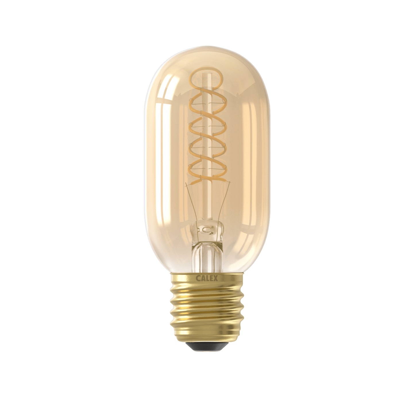 Calex Flex Filament LED Lamp - E27 - T45 - Gold - 5.5W - Dimmable
