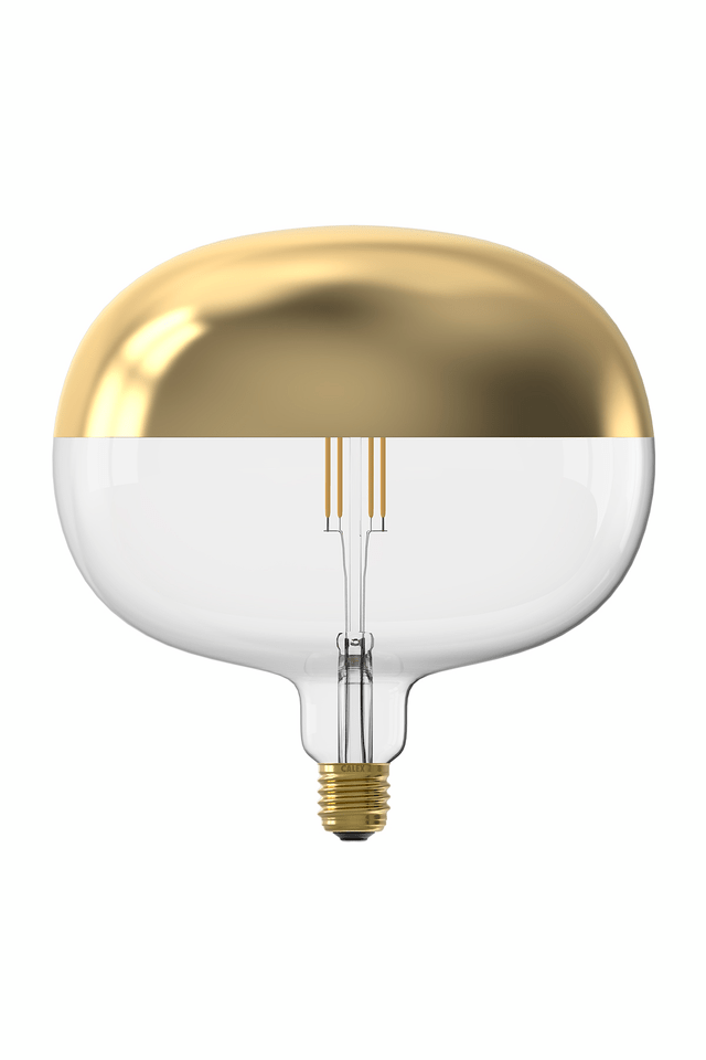 Calex Top mirror Bulb - E27 - Filament - Boden - Gold -WarmWhite- 6W