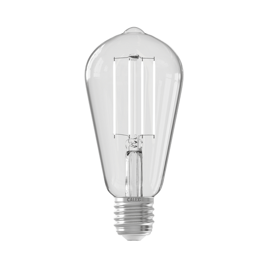 Calex Smart LED Bulb - Filament - ST64 - Clear - E27 - 7W - CCT
