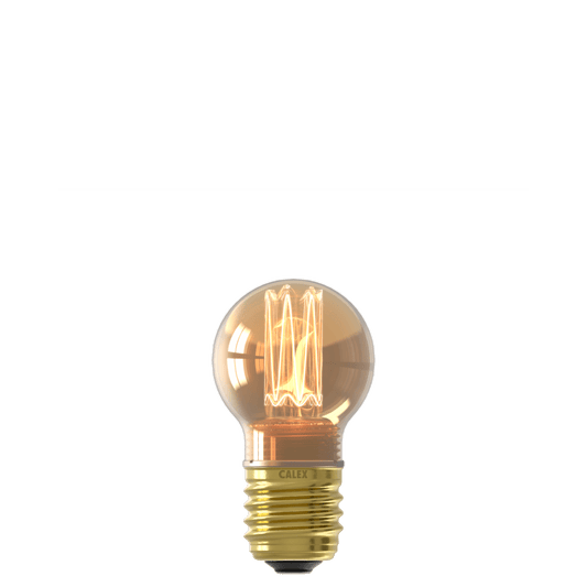 Calex Crown LED Bulb - E27 - P45 - Gold - 2.3W - Dimmable