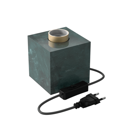 Calex Table Lamp Square - E27 - Marble - Green