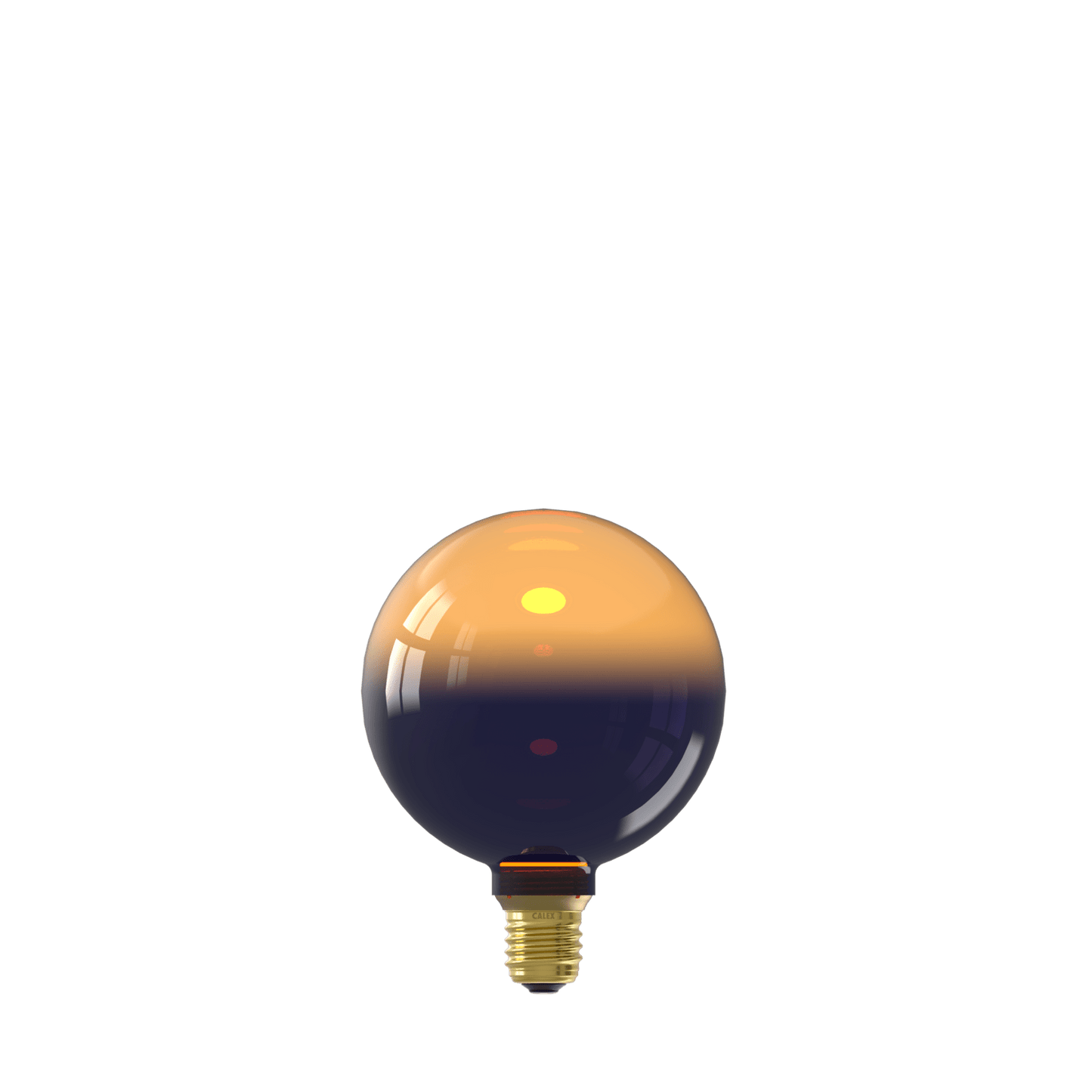 Calex Inception Bulb - E27 - G125 - Gradient Black/Gold - 3.5W