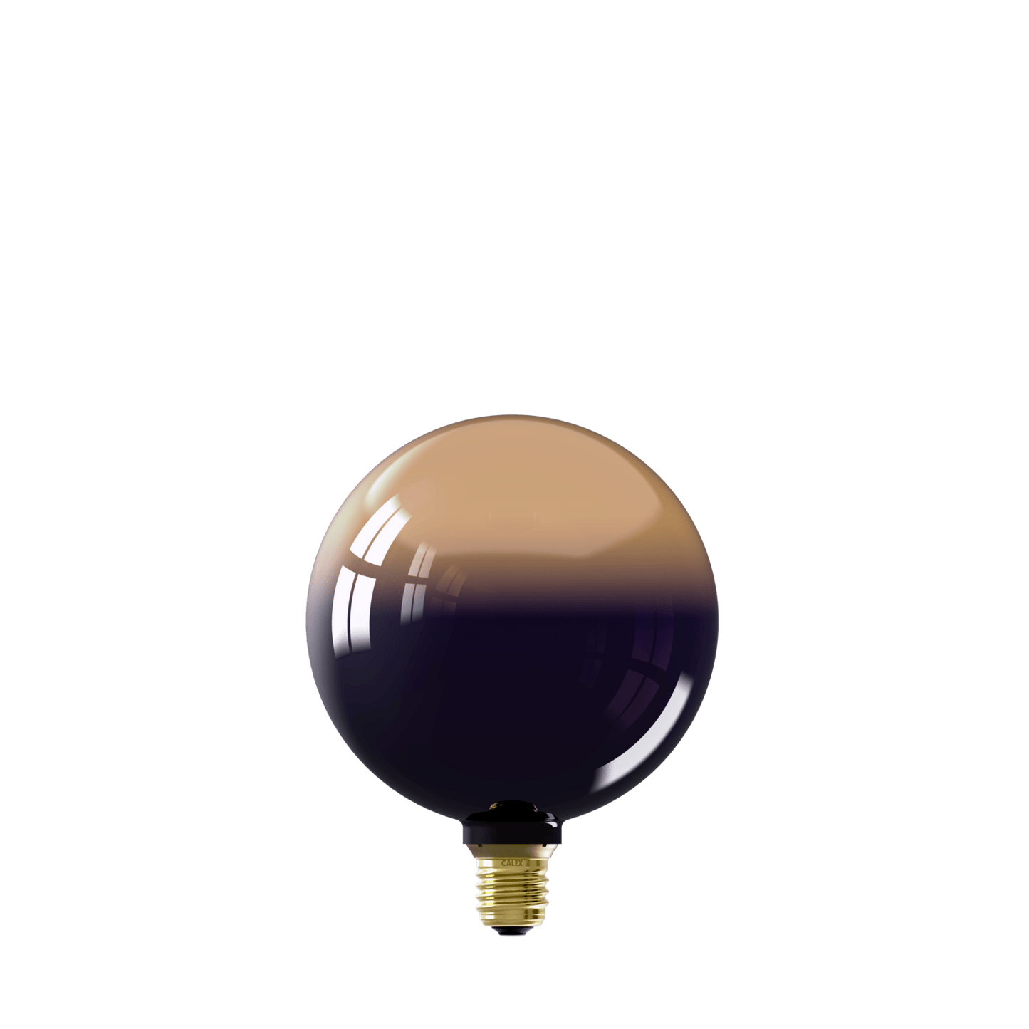 Calex Inception Bulb - E27 - G125 - Gradient Black/Gold - 3.5W