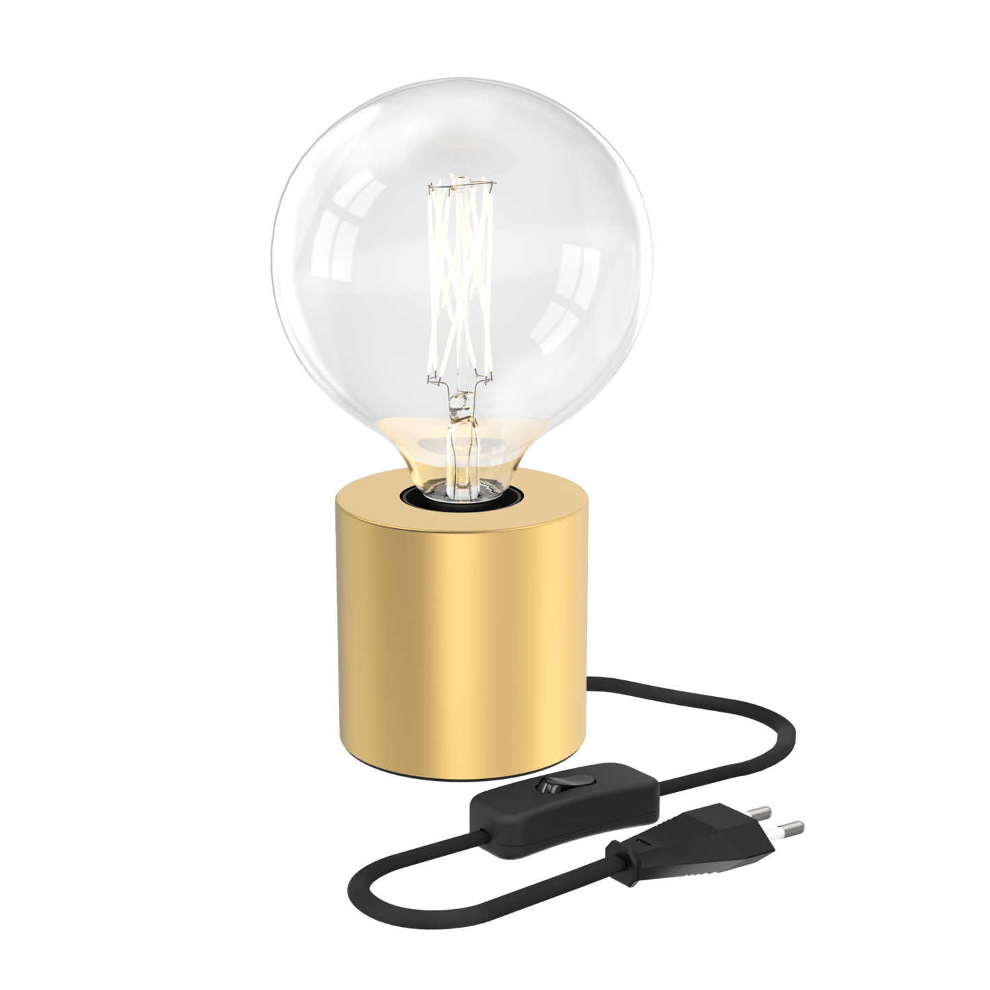 Calex Table Lamp Round - E27 - Gold - Excl. light source