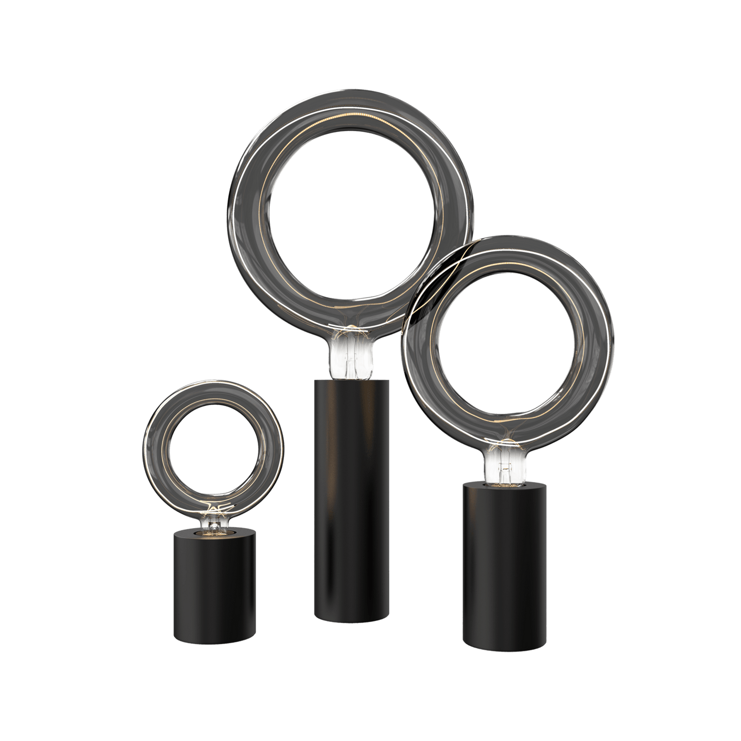 Calex Rada combi set LED Lamp Titanium - E27 - 4/5/6W - Dimmable