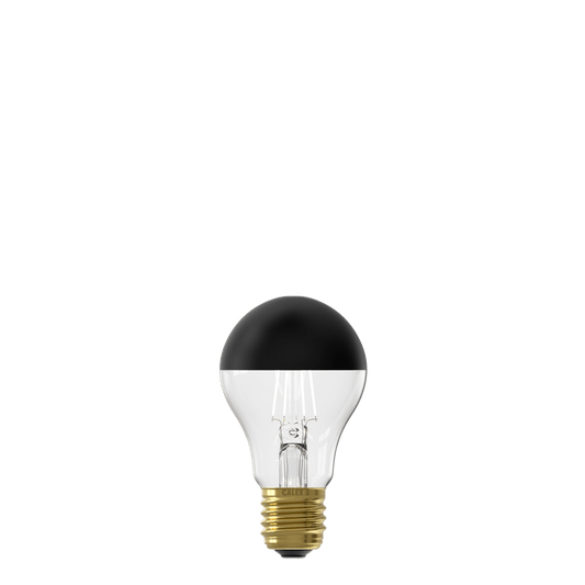 Calex Top mirror Bulb - E27 - Filament - A60 - Black - Warm White - 4W