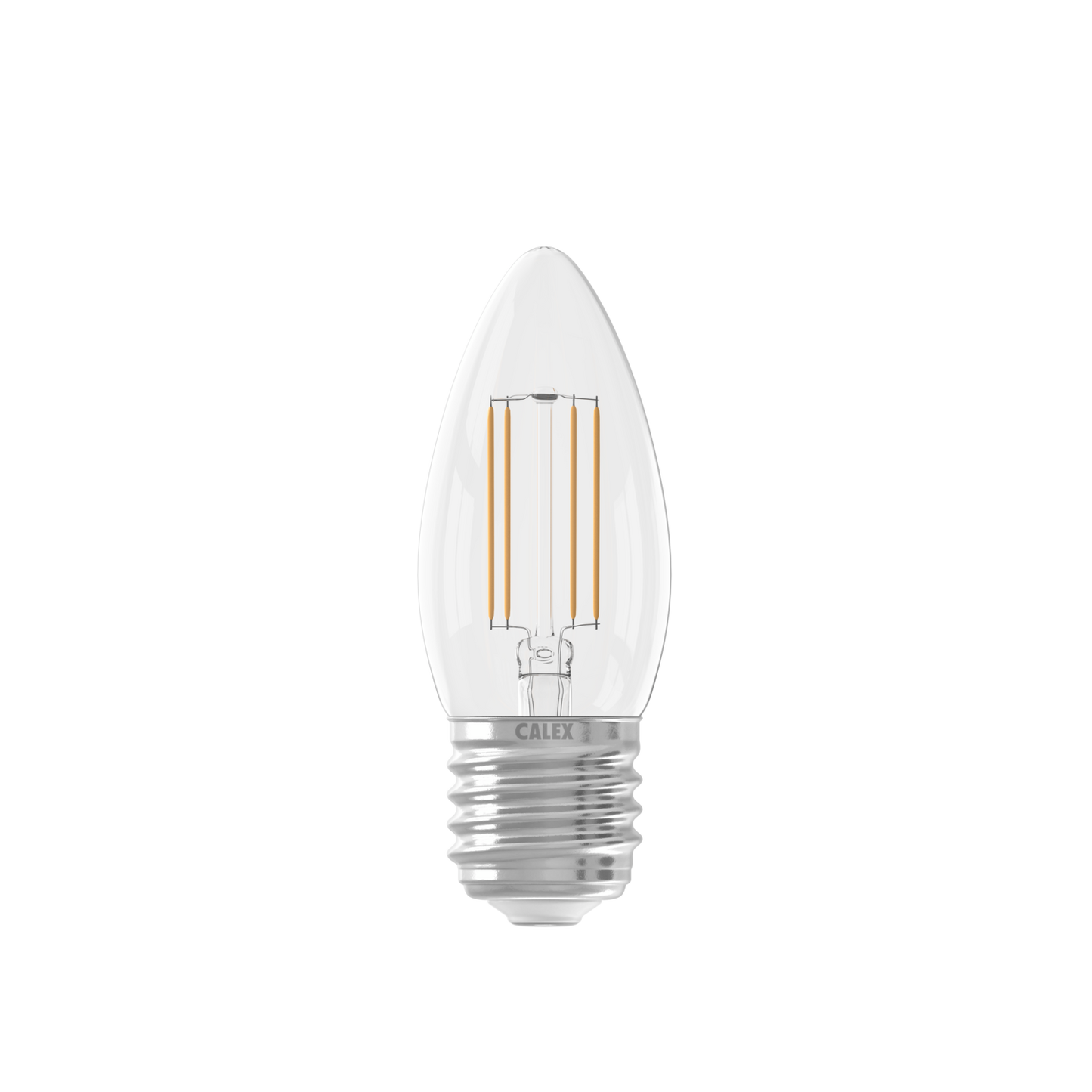 Calex Filament LED Lamp - E27 - B35 - Clear - 4.5W - Dimmable