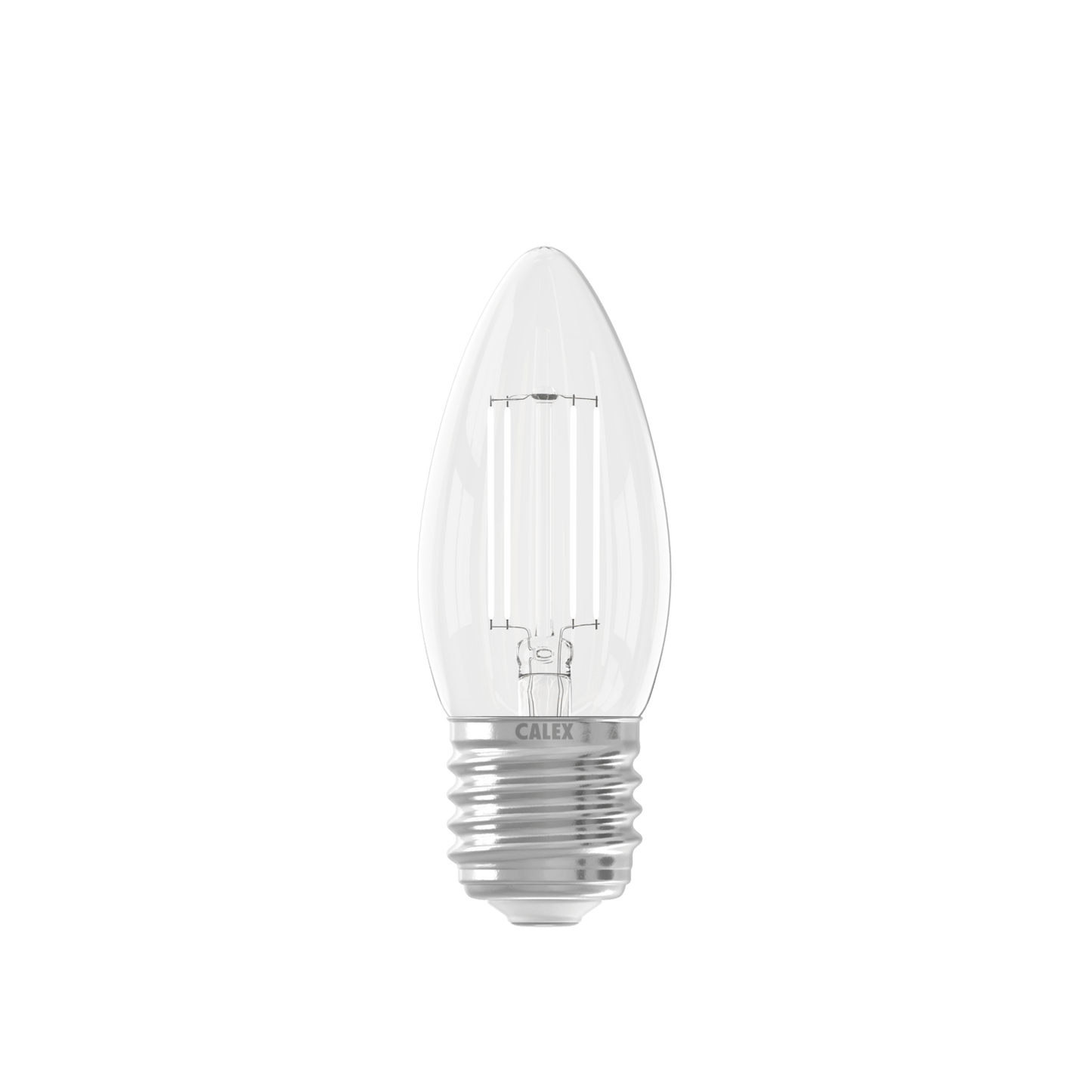 Calex Filament LED Lamp - E27 - B35 - Clear - 4.5W - Dimmable