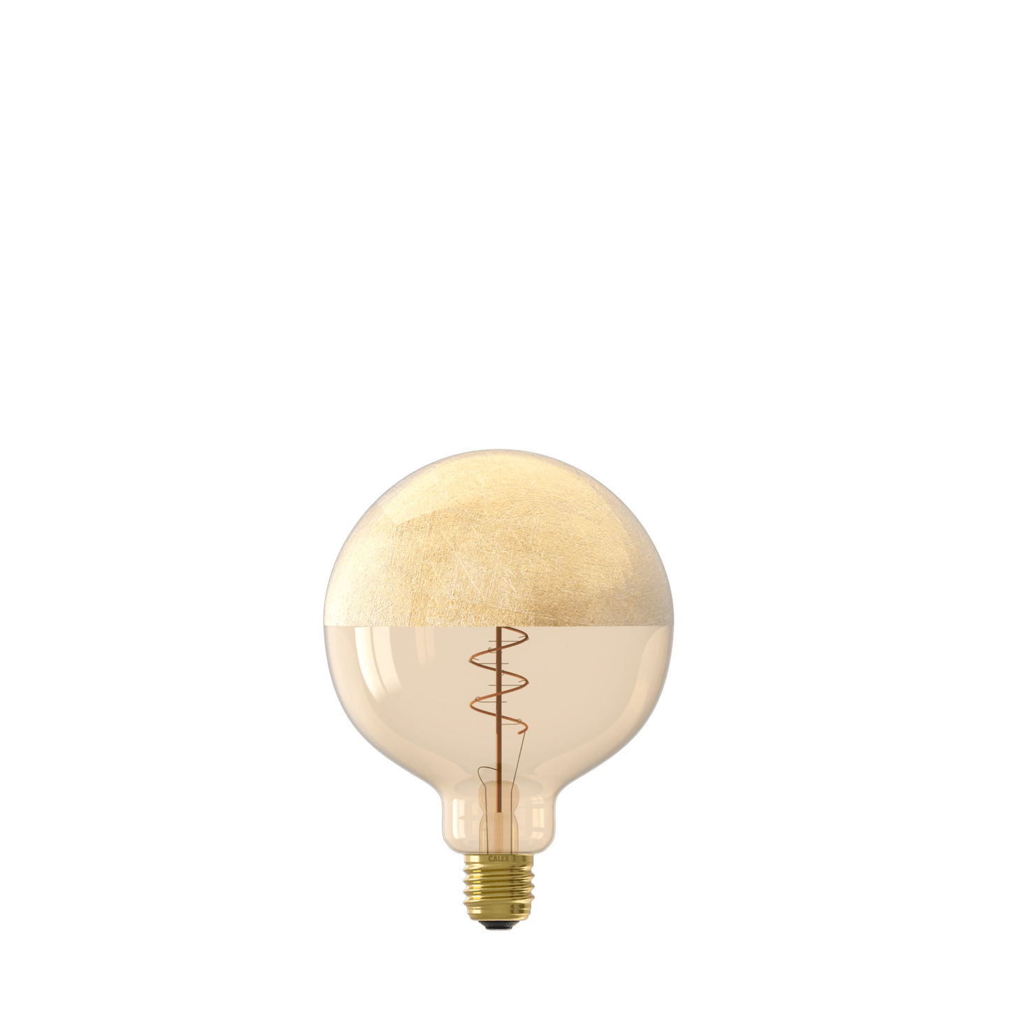 Calex Top mirror Bulb - E27 - Filament - G125 - Gold - WarmWhite - 4W