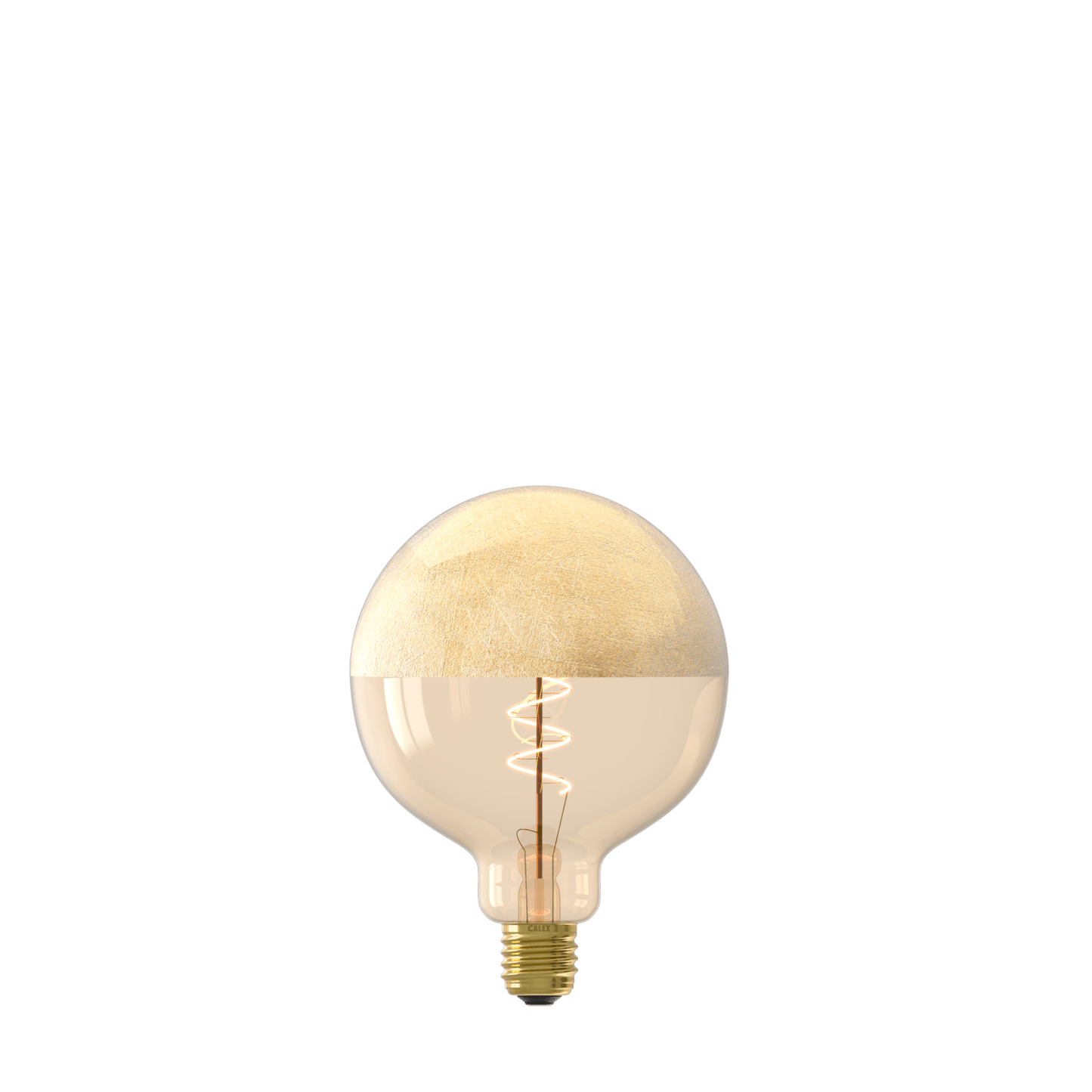 Calex Top mirror Bulb - E27 - Filament - G125 - Gold - WarmWhite - 4W