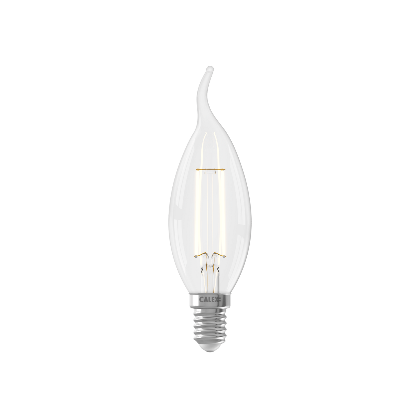 Calex Filament LED Lamp - E14 - BXS35 - Clear - 3.5W - Dimmable