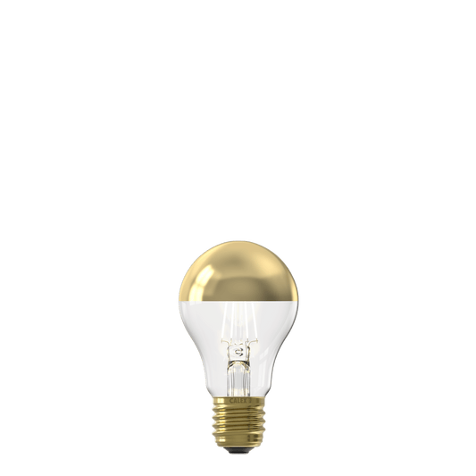 Calex Top mirror Bulb - E27 - Filament - A60 - Gold - Warm White - 4W