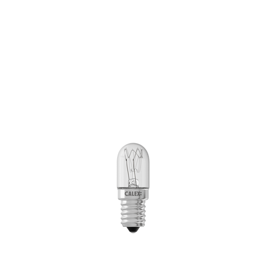 Calex Incandescent Bulb - E14 - T18 - Clear - 10W