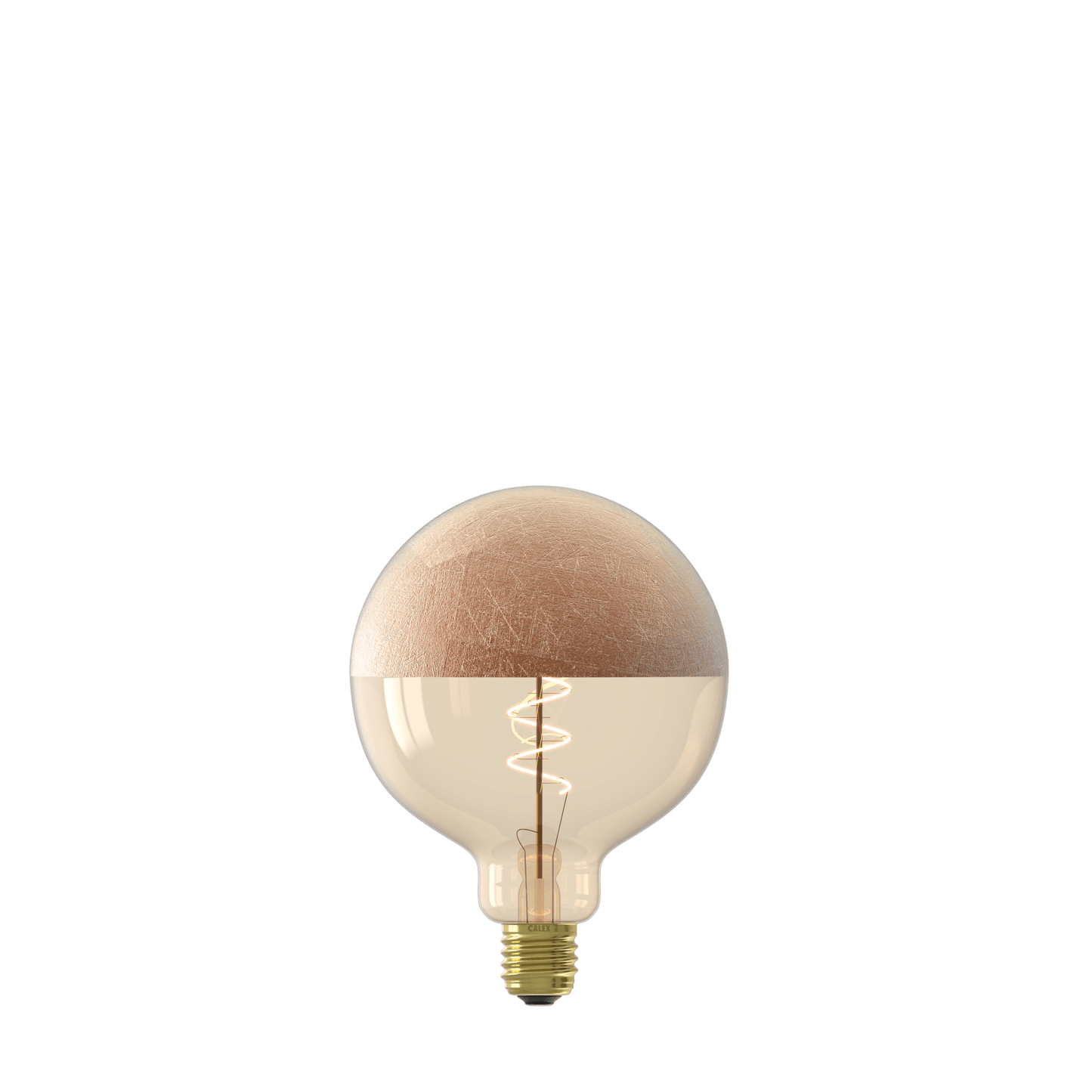 Calex Top mirror Bulb - E27 - Filament - G125 - Copper -WarmWhite- 4W