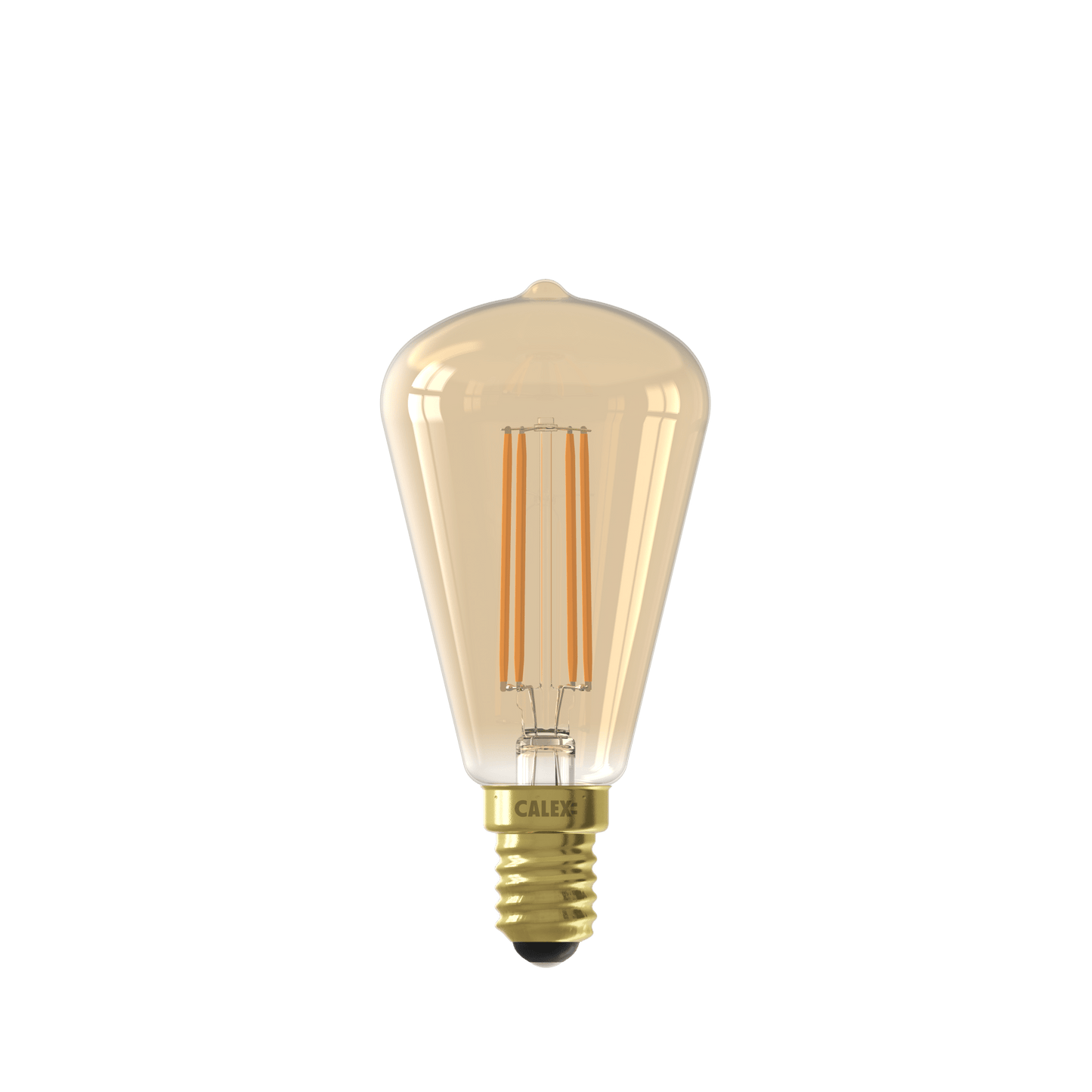 Calex Warm Filament LED Lamp - E14 - ST48 - Gold - 3.5W - Dimmable