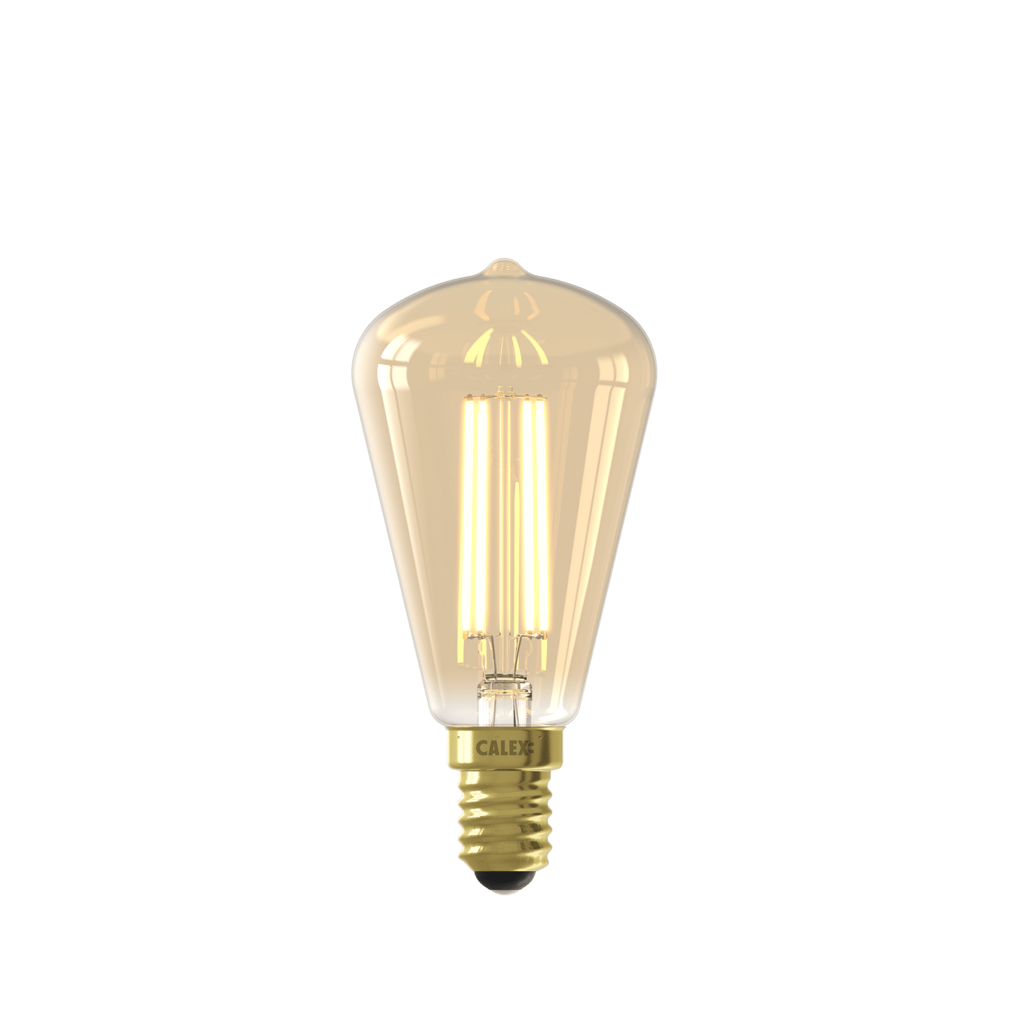 Calex Warm Filament LED Lamp - E14 - ST48 - Gold - 3.5W - Dimmable