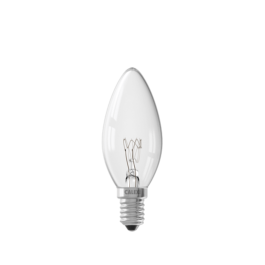 Calex Incandescent Bulb - E14 - B35 - Clear - 10W