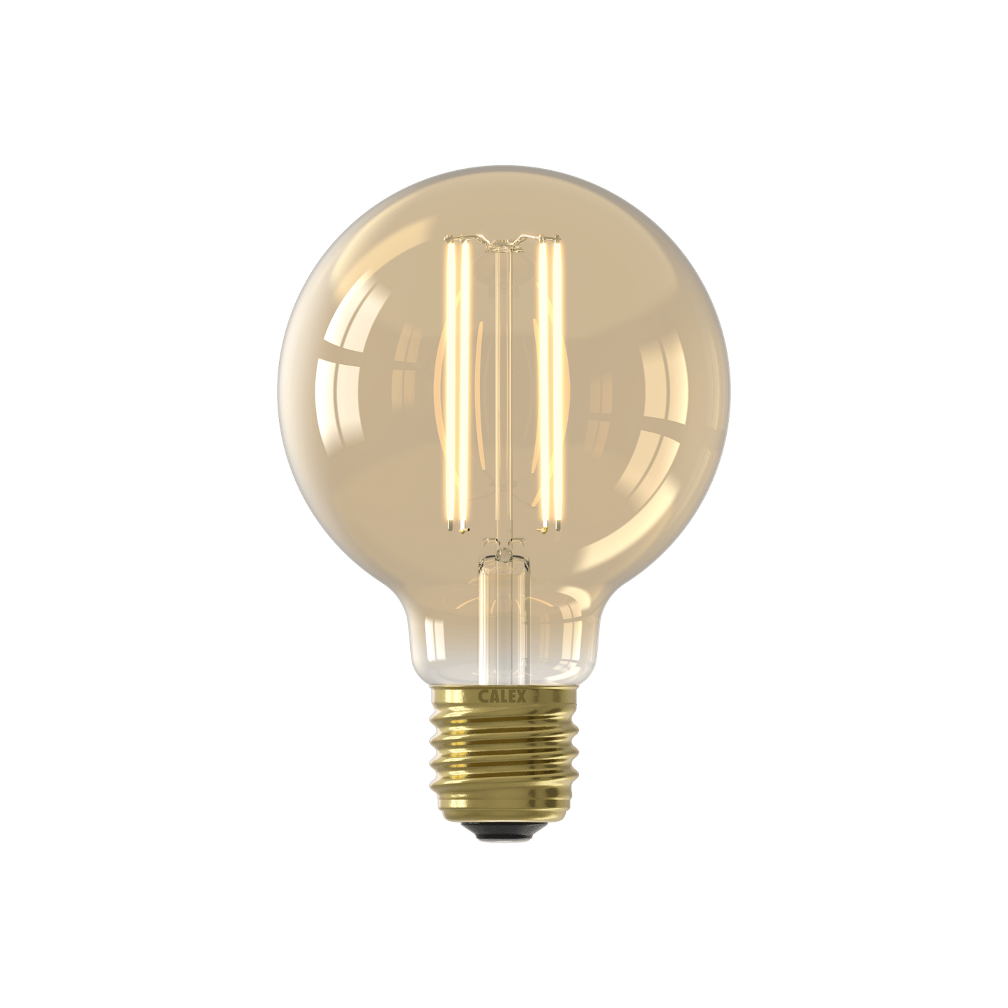 Calex Warm Filament LED Lamp - E27 - G80 - Gold - 3.5W - Dimmable