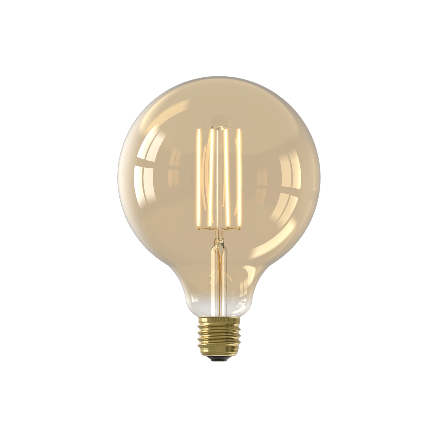 Calex Warm Filament LED Lamp - E27 - G125 - Gold - 4.5W - Dimmable