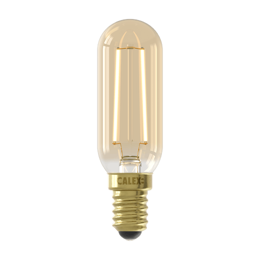 Calex Warm Filament LED Lamp - E14 - T25 - Gold - 3.5W - Dimmable