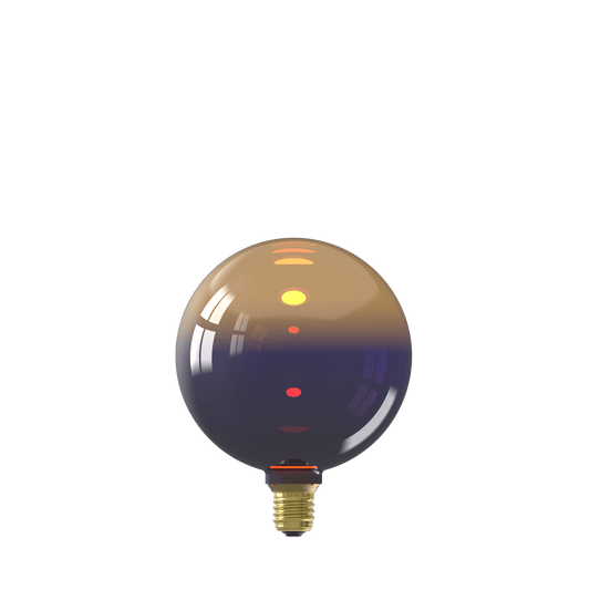 Calex Inception Kalmar LED Bulb - E27 - Black/Gold - 4W - Dimmable