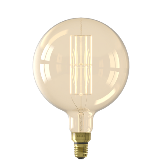 Calex Mega Globe Bulb - E27 - Filament - Gold - High lumen - 10.5W