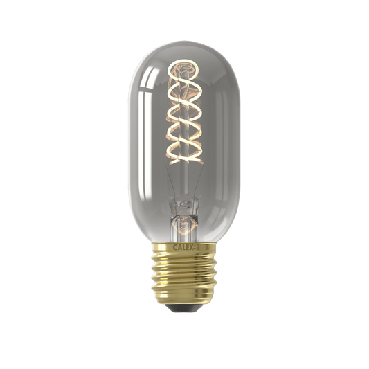 Calex Flex Filament LED Lamp - E27 - T45 - Titanium - 4W - Dimmable