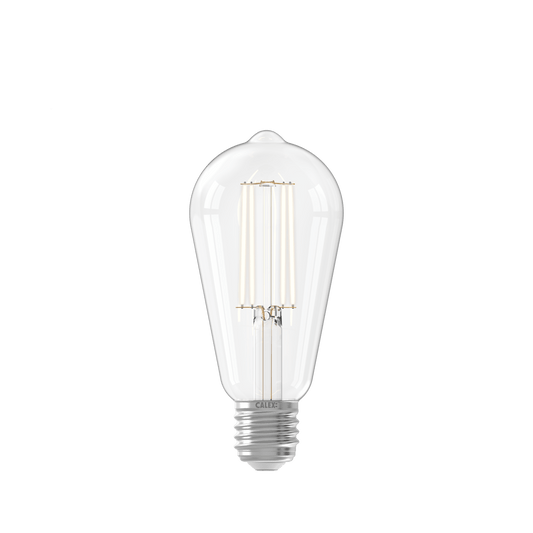 Calex Warm Filament LED Lamp - E27 - ST64 - Clear - 4.5W - Dimmable