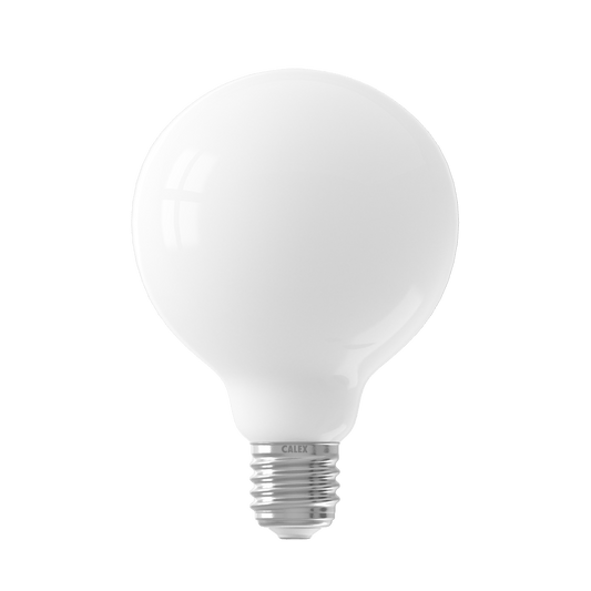 Calex Softline LED Lamp - E27 - G95 - White - 7.5W - Dimmable