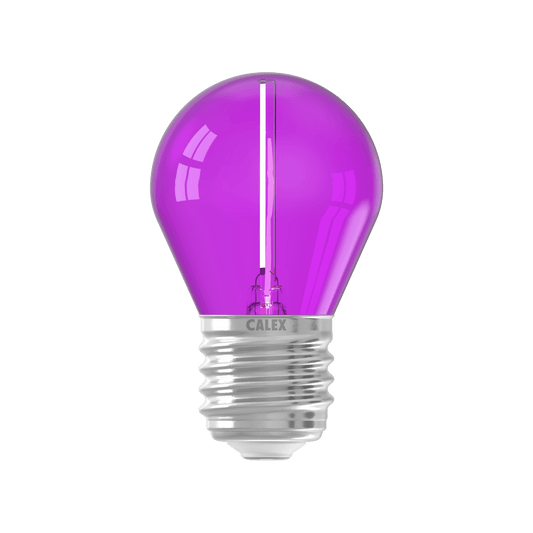 Calex Party Bulb - E27 - G45 - Purple - 1W