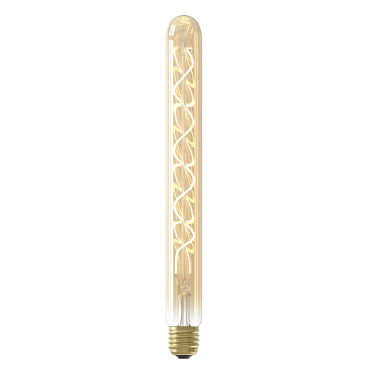 Calex Spiral Filament LED Lamp - E27 - T32 - Gold - 3.8W - Dimmable